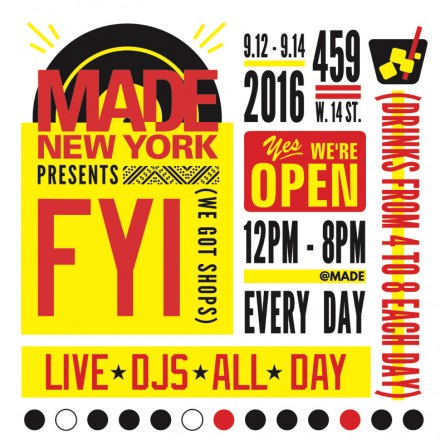 NY Fashion Week SS17 – MADE FYI