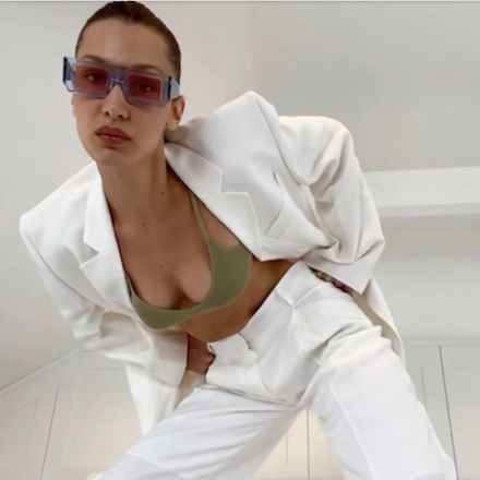 Bella Hadid In Jacquemus FaceTime Campaign