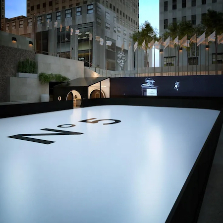 Chanel No. 5 in the Stars at Rockefeller Center