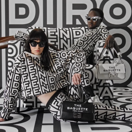Fendi Baguette in Marc Jacobs x Fendi Style